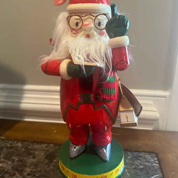 12” Kurt Adler wooden Santa Nutcracker with Tags. - Picture 1 of 9